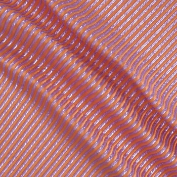 Jacquard cloquÉ con lamÉ salmon lila